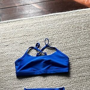 Blue Sports Bra
